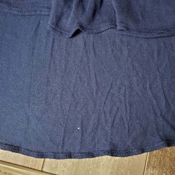 Free People Fiesta Nueva Floral Embroidered Navy Blue Tunic Top Retail $128.00 - Picture 17 of 17